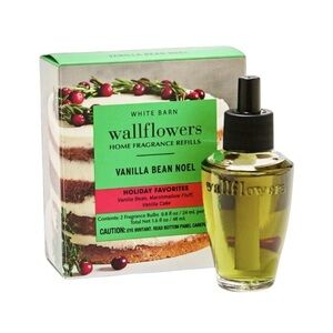 Bath and Body Works Vanilla Bean Noel Wallflower Refills Set of Two
